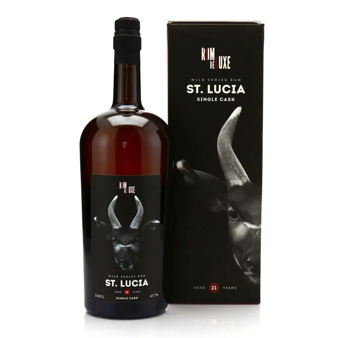 High resolution image of Romdeluxe Wild Series Rum St. Lucia No. 21 (Magnum) SLRP 2000