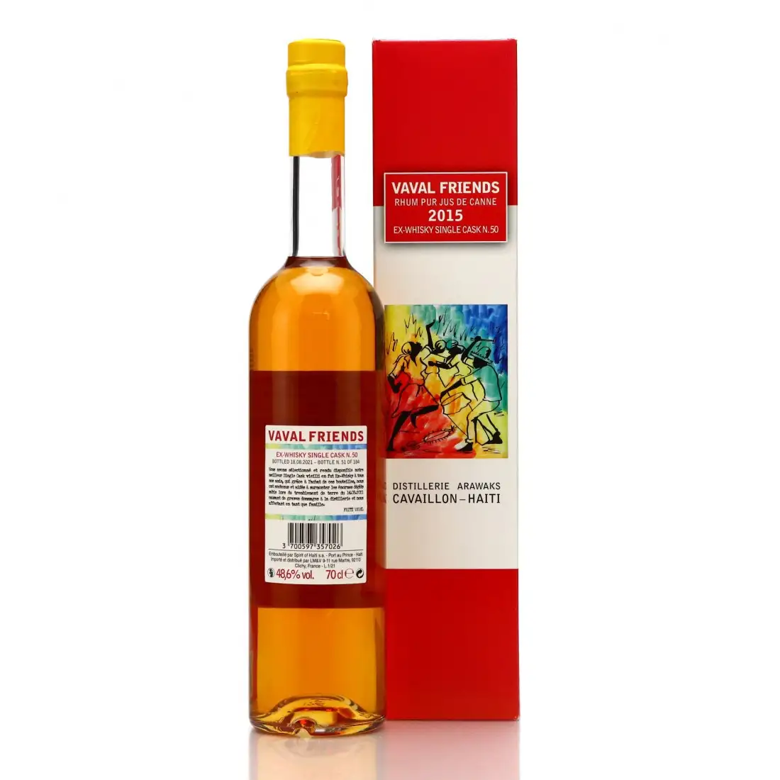 High resolution image of Velier Arawaks Clairin Vaval Friends 2015