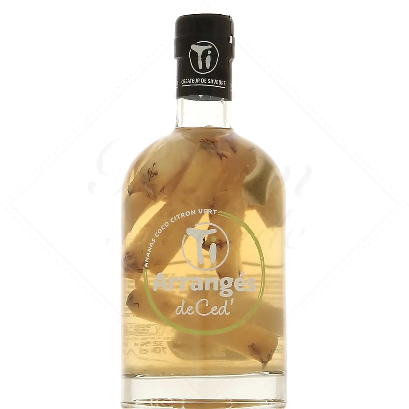 Bottle of Ti Arrangés de Ced‘ Ananas Coco Citron Vert Les Rhums de Ced