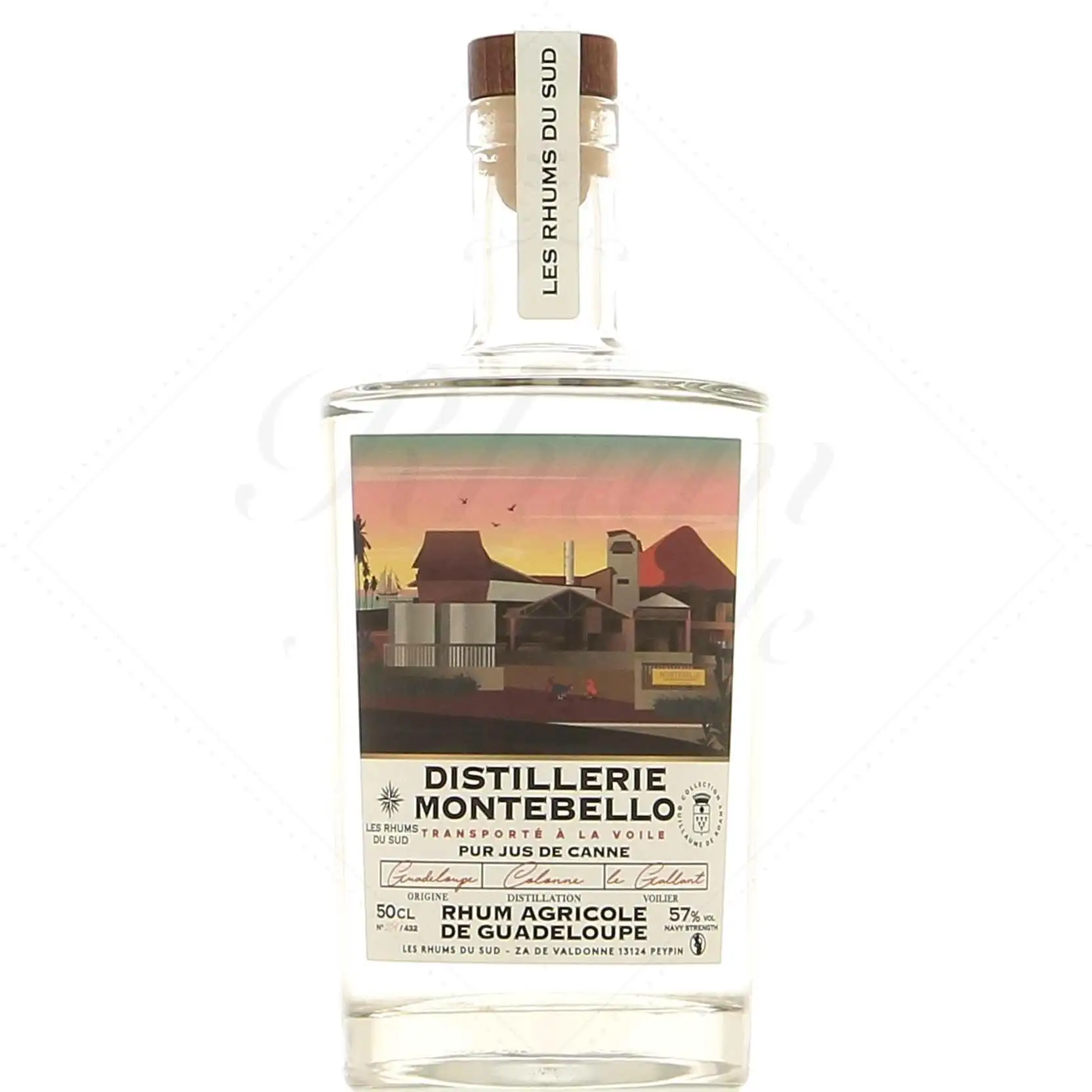 Bottle of Les Rhums du Sud Carrere Montebello Pur jus de canne (Collection Guillaume de Roany)