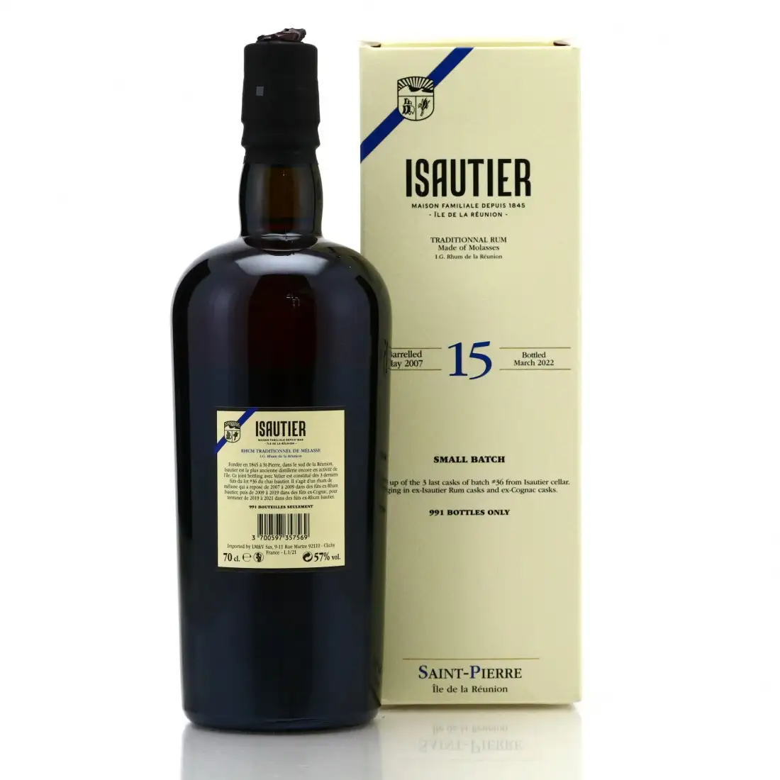 High resolution image of Velier Isautier Small Batch 2007