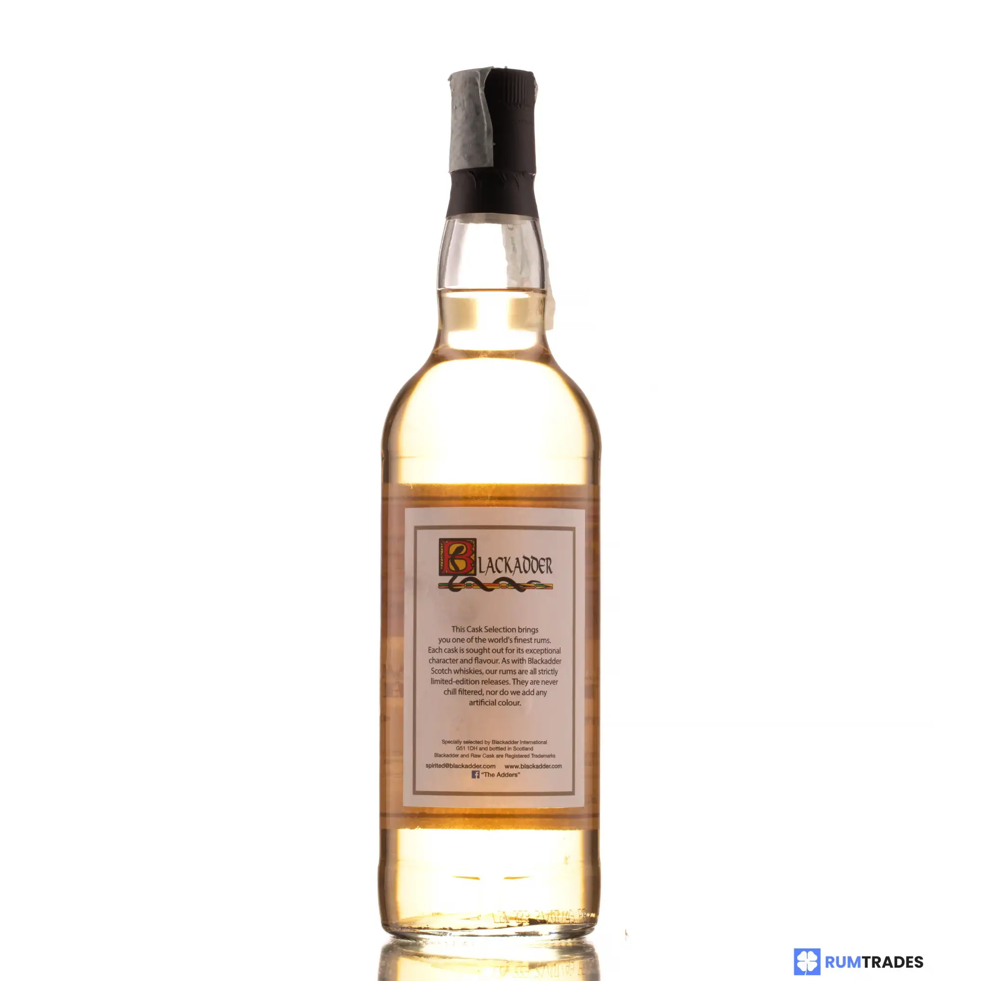High resolution image of Blackadder Diamond Raw Cask Rum 2011