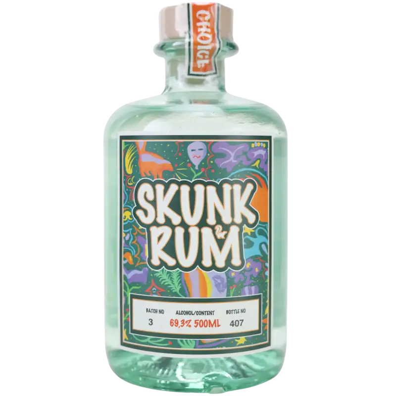 Bottle of A Clean Spirit Skunk Rum 2022