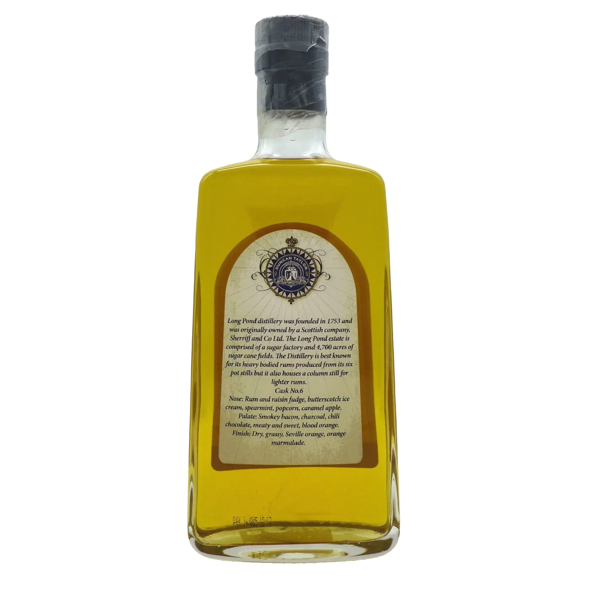 High resolution image of Duncan Taylor Long Pond Single Cask Rum 2000