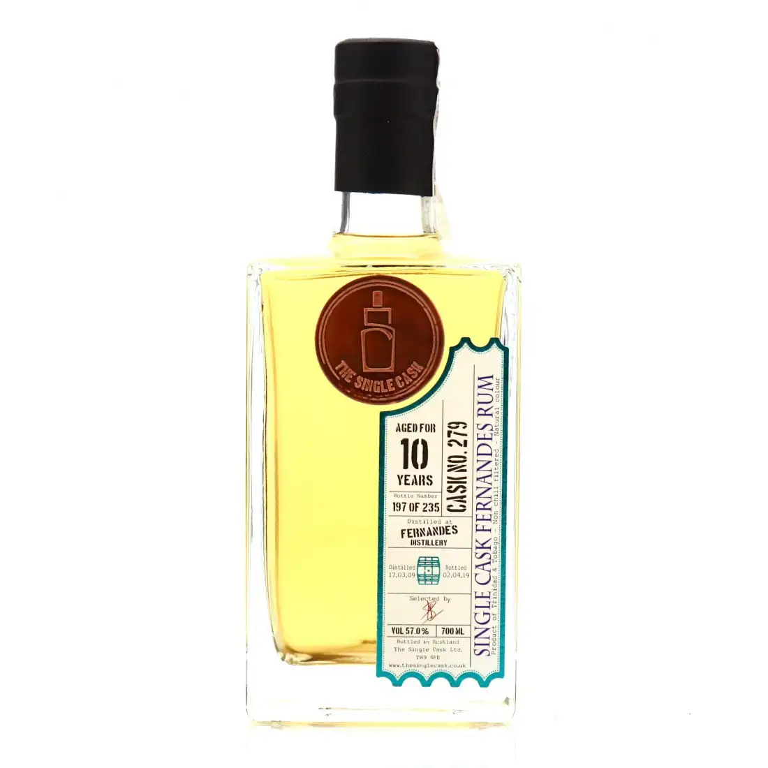 Bottle of Glass Revolution Imports Fernandes The Single Cask Fernandes Rum 2009