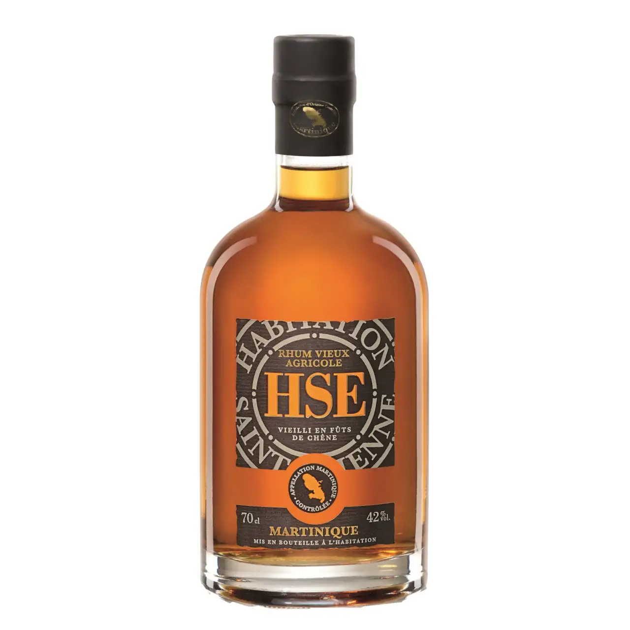 Bottle of HSE Rhum Vieux Agricole