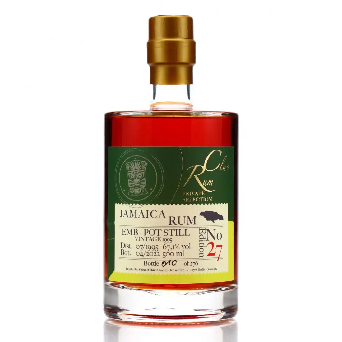 Bottle of Clarendon Rumclub Private Selection Ed. 27 EMB 1995