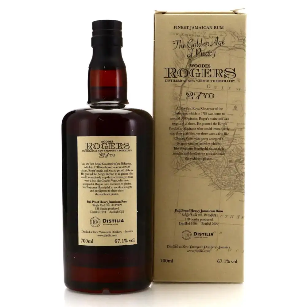 High resolution image of Distilia New Yarmouth The Golden Age of Piracy Woodes Rogers 1994