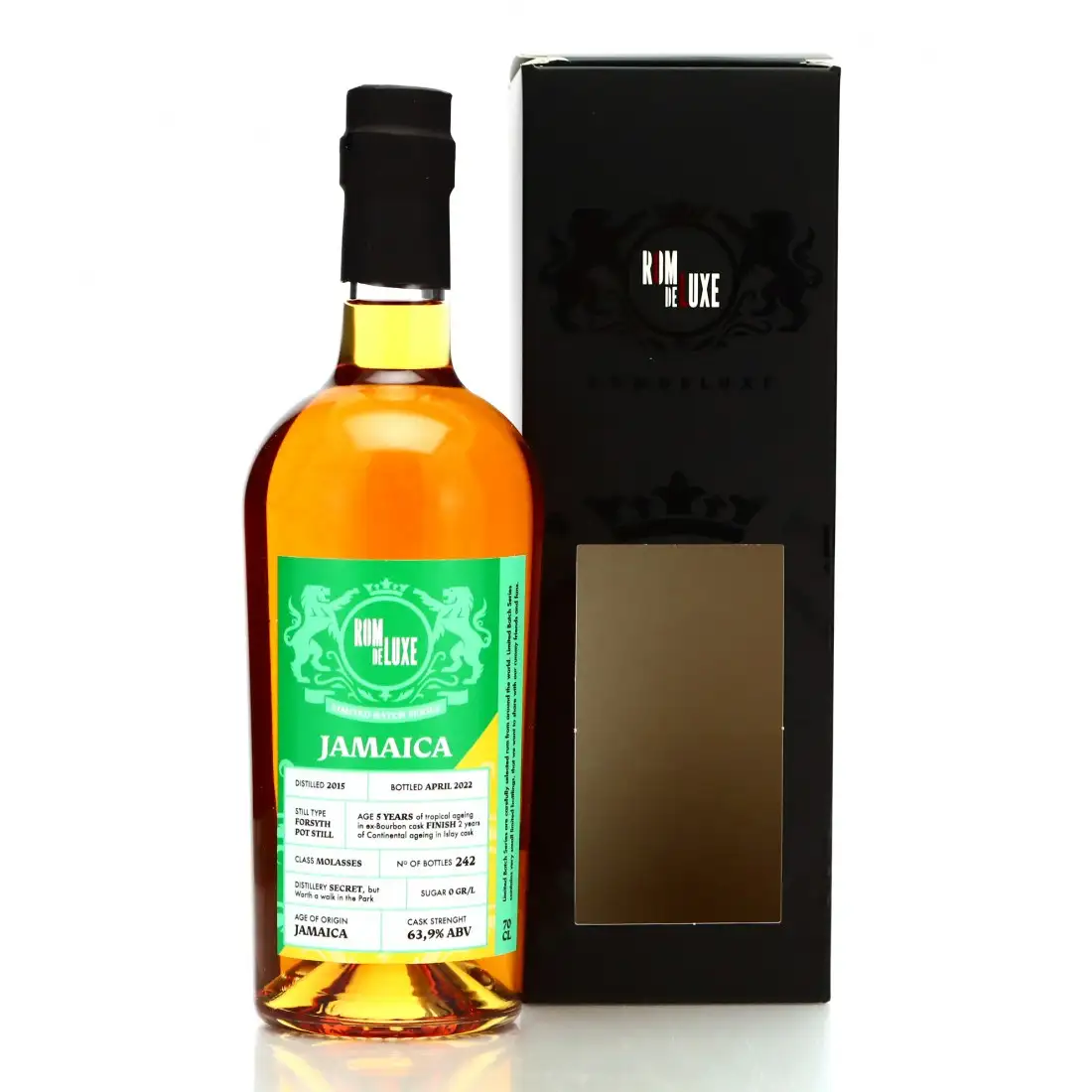 Bottle of Romdeluxe Worthy Park Limited Batch Series Jamaica 2015