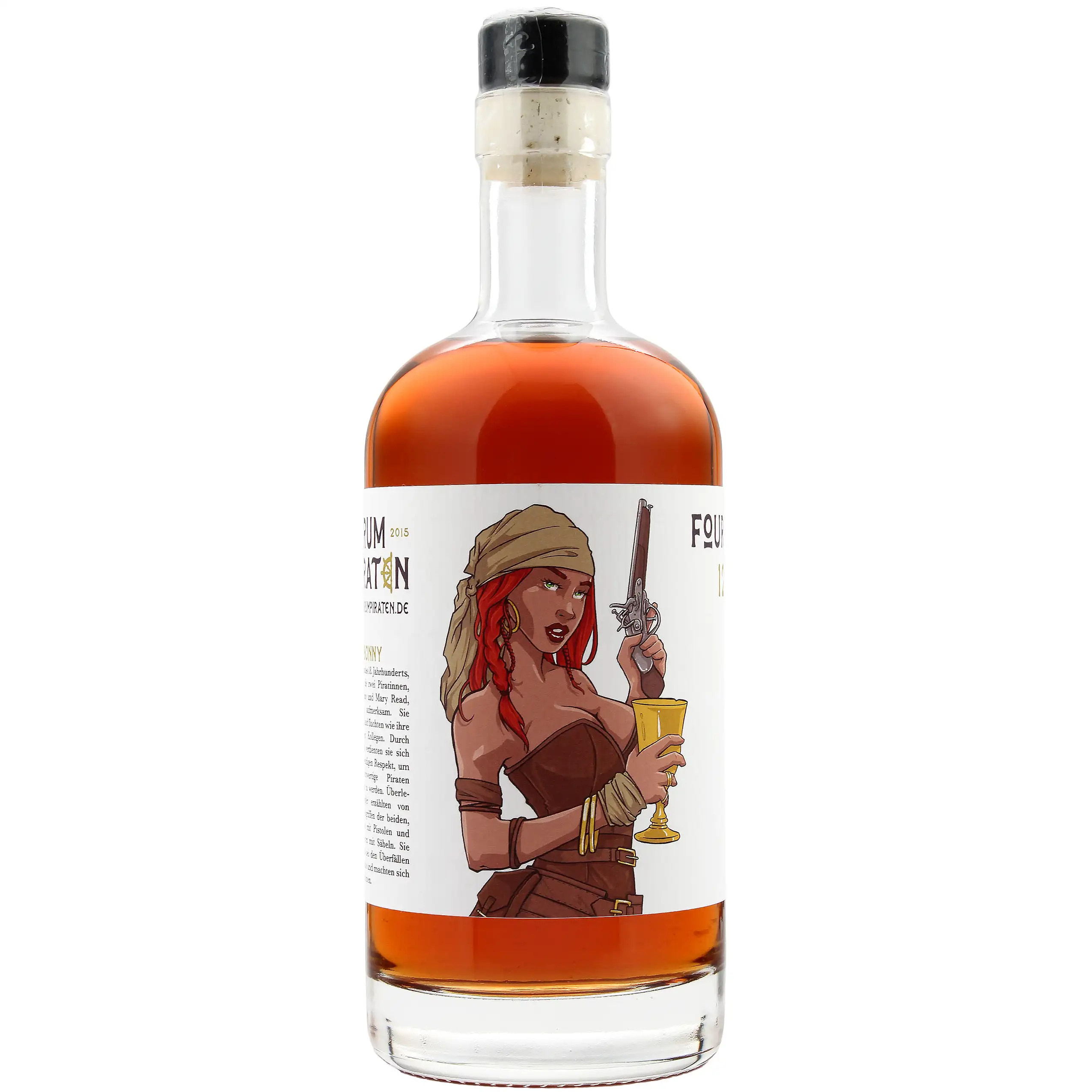Bottle of Rum Piraten Foursquare Bonny 12 Jahre 2009