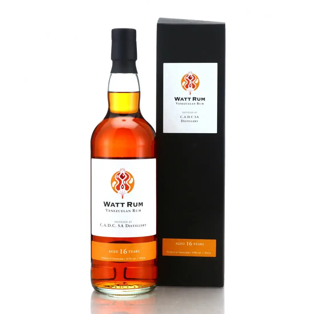 Bottle of Watt Rum C.A.D.C Venezuelan Rum 2005