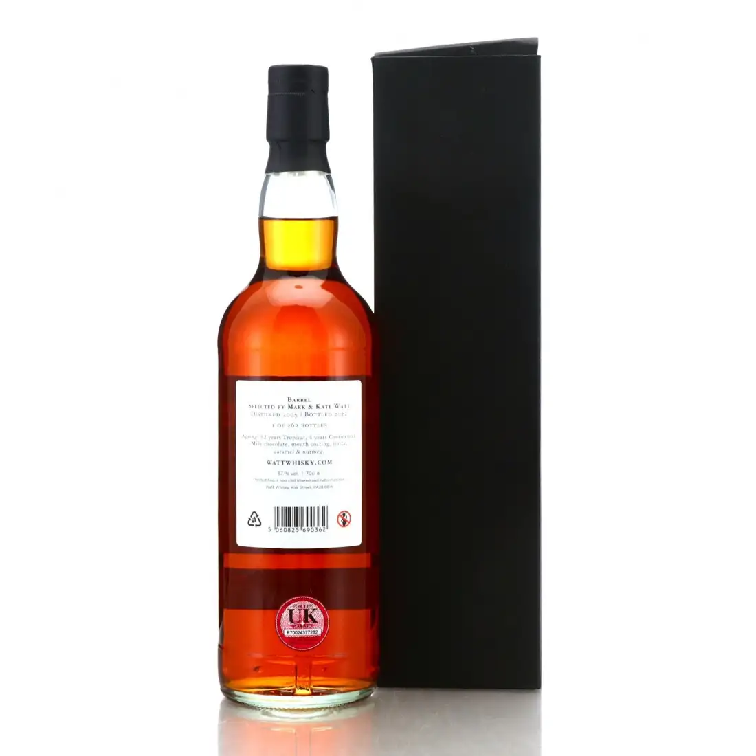 High resolution image of Watt Rum C.A.D.C Venezuelan Rum 2005