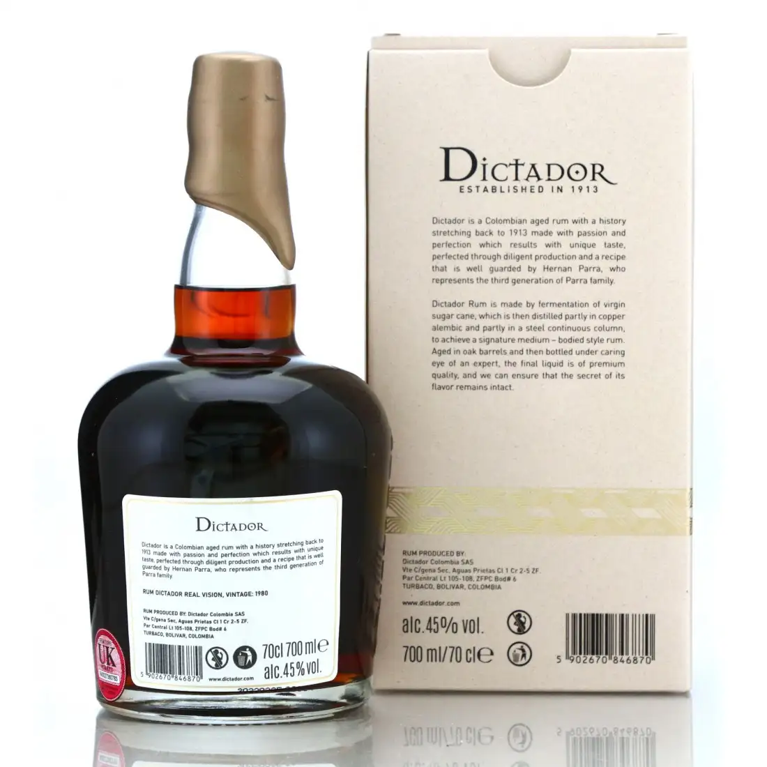 Hochauflösendes Bild von Dictador Real Vision 1980