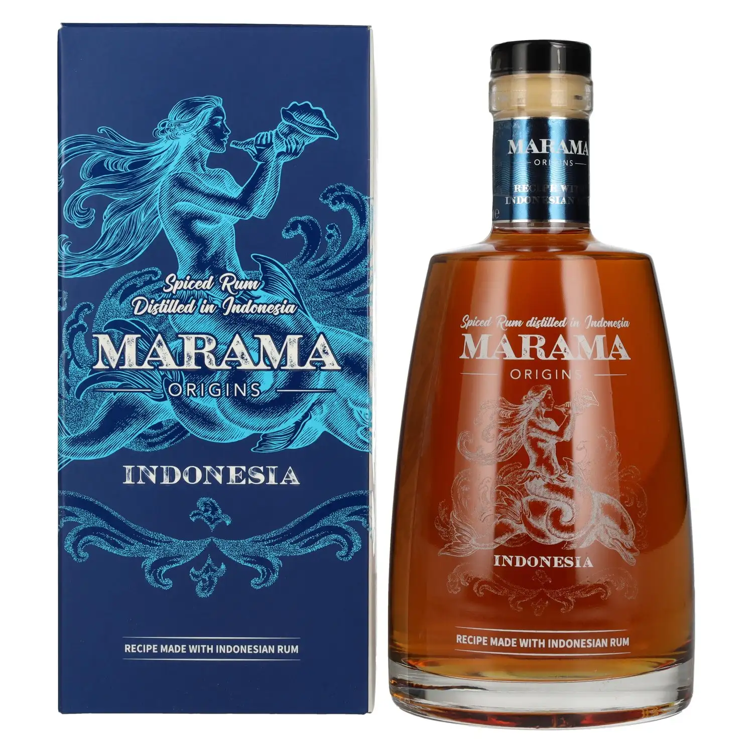 Bottle of Marama Spiced InIndonesian Rum
