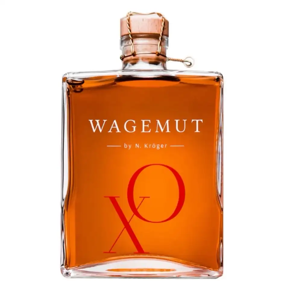 Bottle of N. Kröger Foursquare Wagemut XO