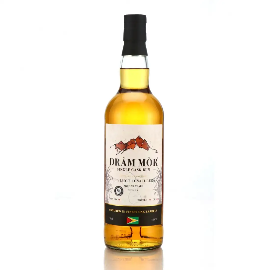 Bottle of Dràm Mòr Uitvlugt (Port Mourant) Single Cask Rum MPMM 1997