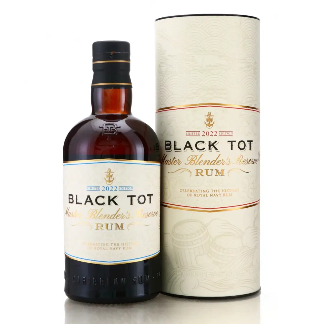 Bottle of Elixir Distillers of London Black Tot Rum Master Blender’s Reserve 2022