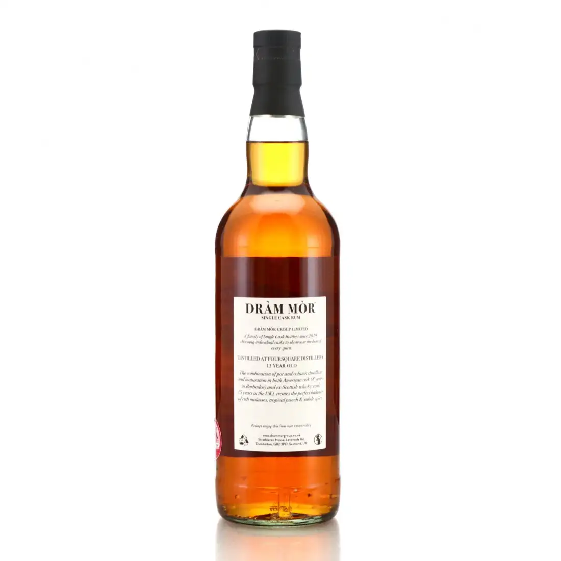 Hochauflösendes Bild von Dràm Mòr Foursquare Single Cask Rum