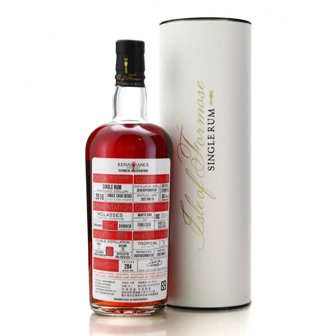 Hochauflösendes Bild von Renaissance Single Rum 2018