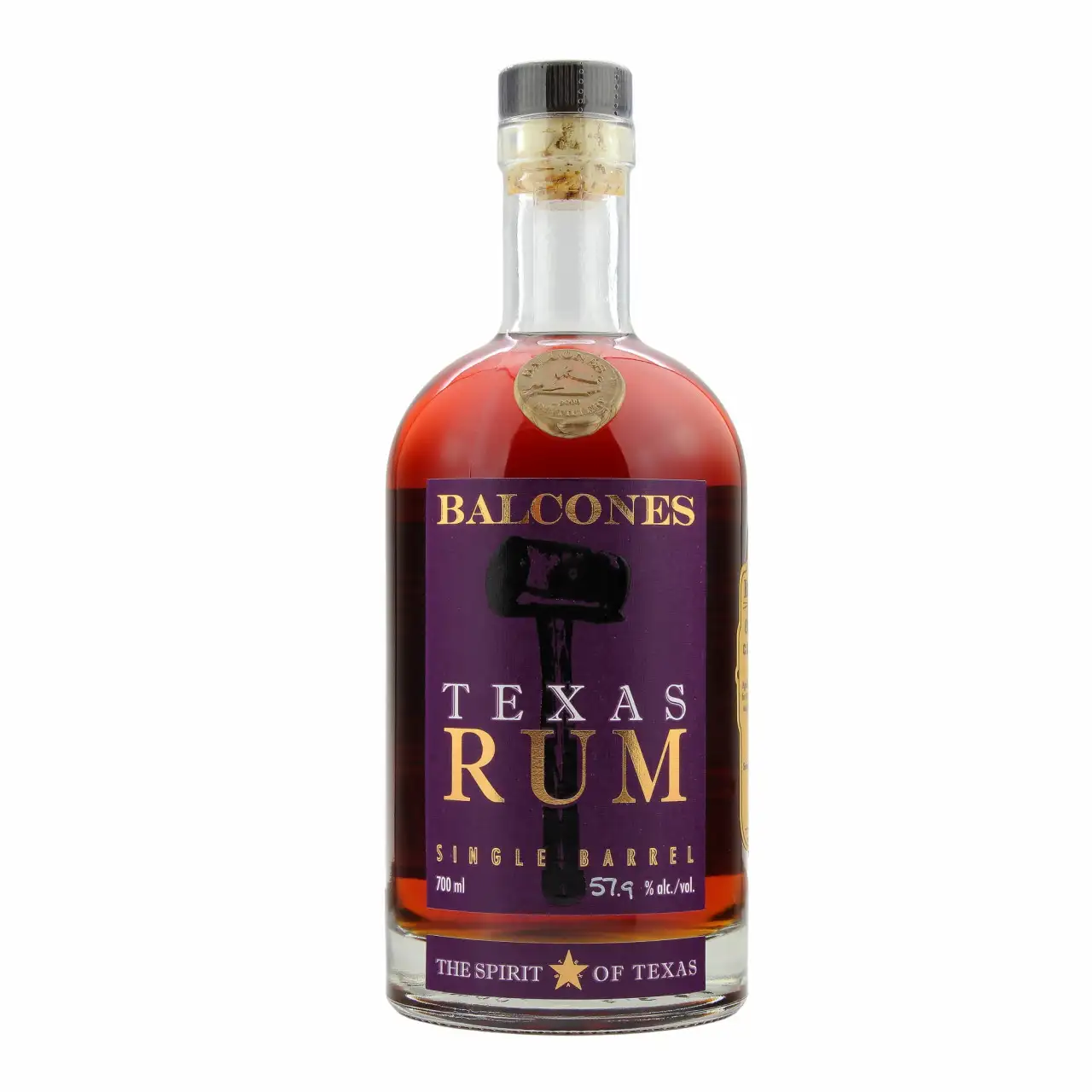 Bottle of Balcones Texas Rum