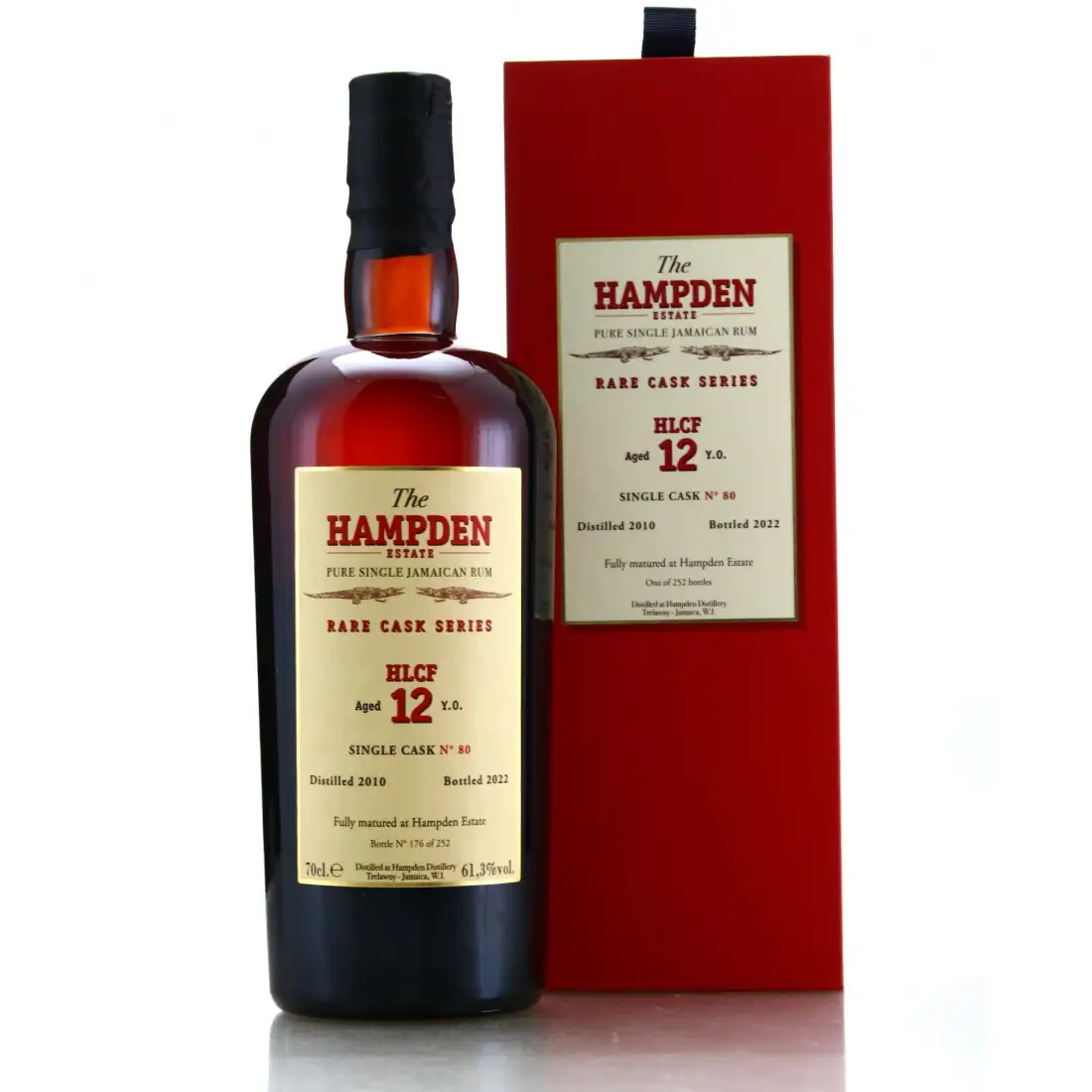 Bottle of Velier Hampden Rare Cask Series HLCF 2010