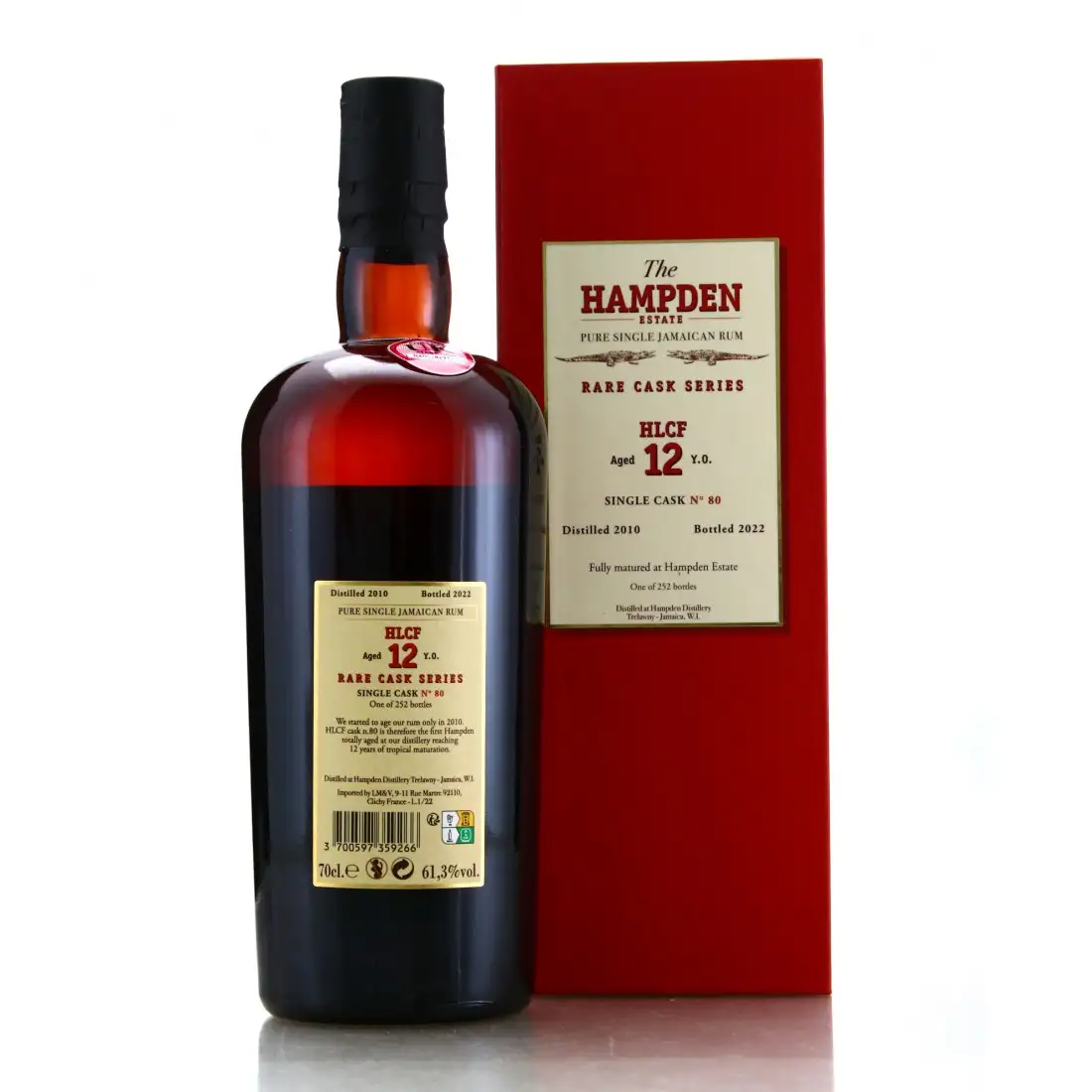 Hochauflösendes Bild von Velier Hampden Rare Cask Series HLCF 2010
