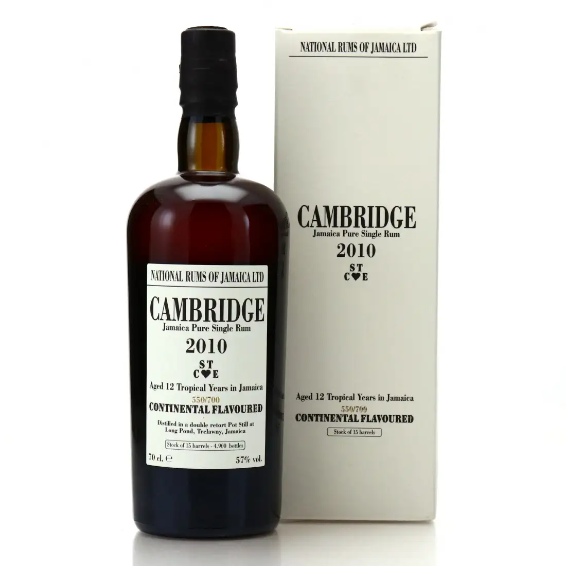 Bottle of Velier Long Pond Cambridge STC❤️E 2010