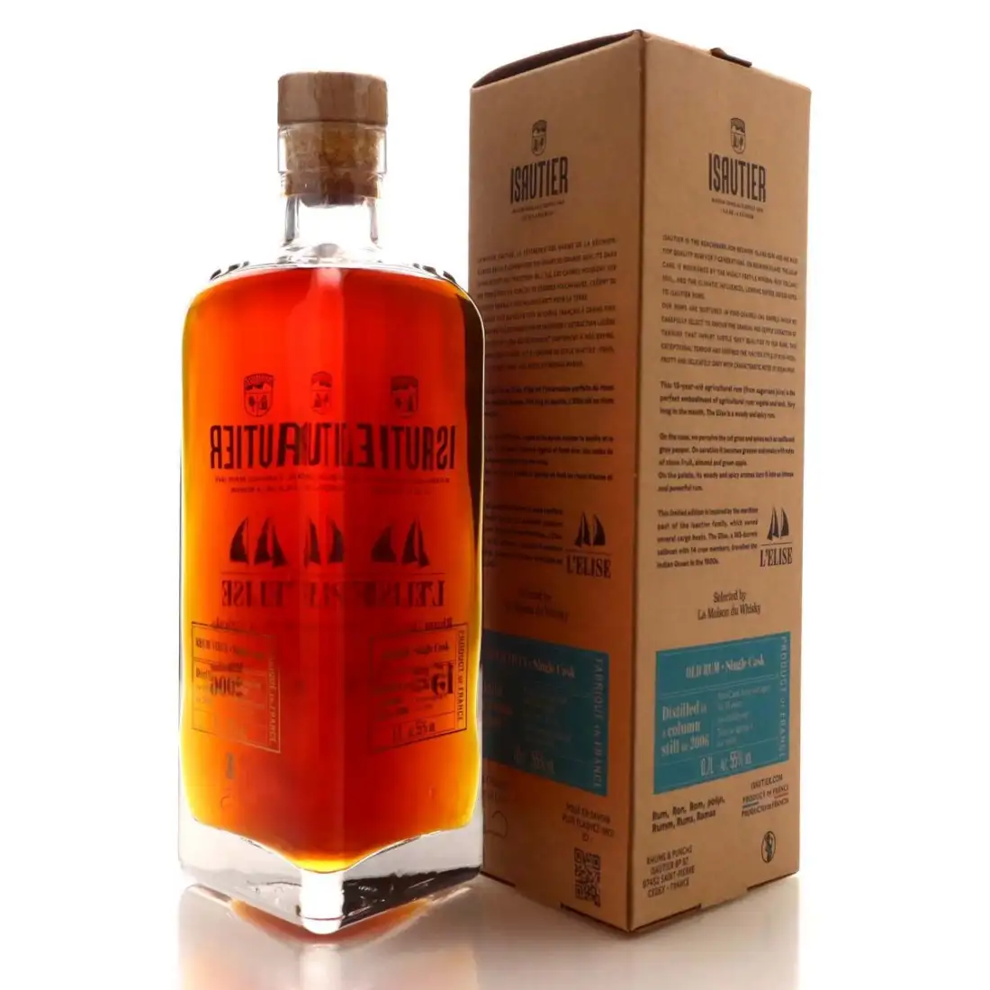 High resolution image of Isautier L’Elise Rhum Vieux Agricole Antipodes 2006
