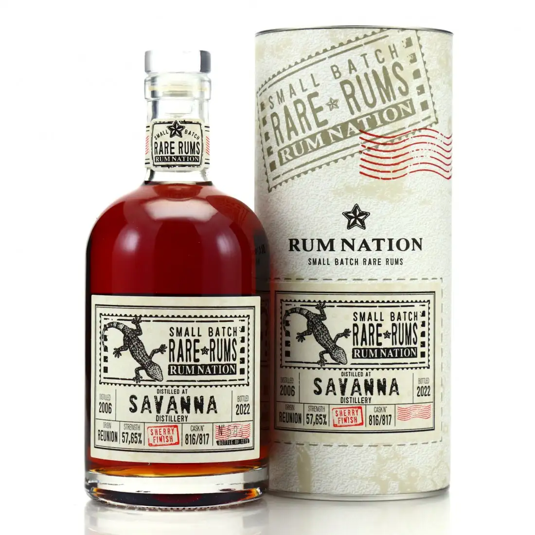 Bottle of Rum Nation Savanna Small Batch Rare Rums 2006