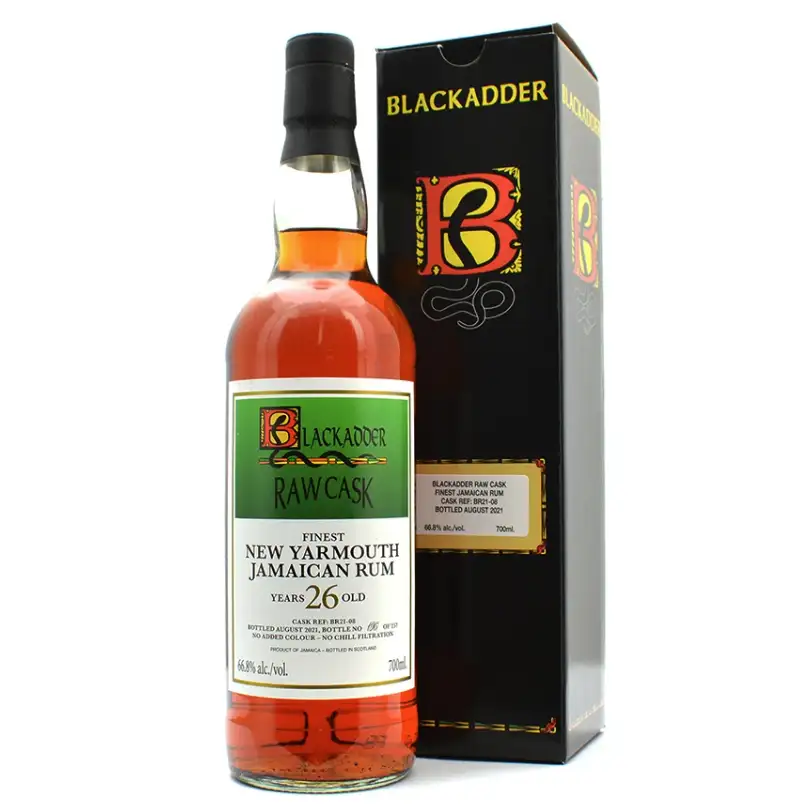 Bottle of Blackadder New Yarmouth Raw Cask Rum Finest Jamaican Rum 1994