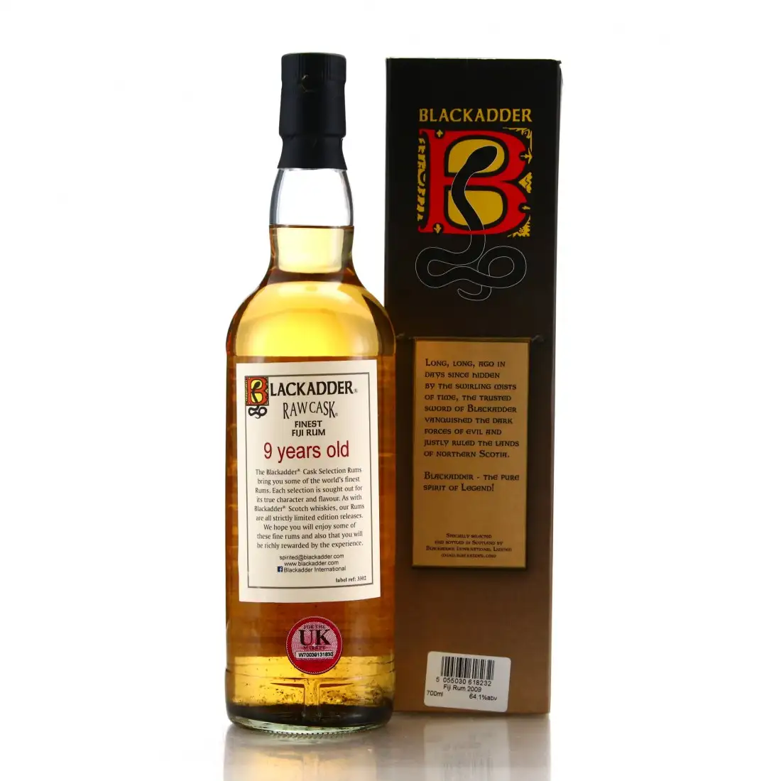 High resolution image of Blackadder South Pacific Raw Cask Rum 2009