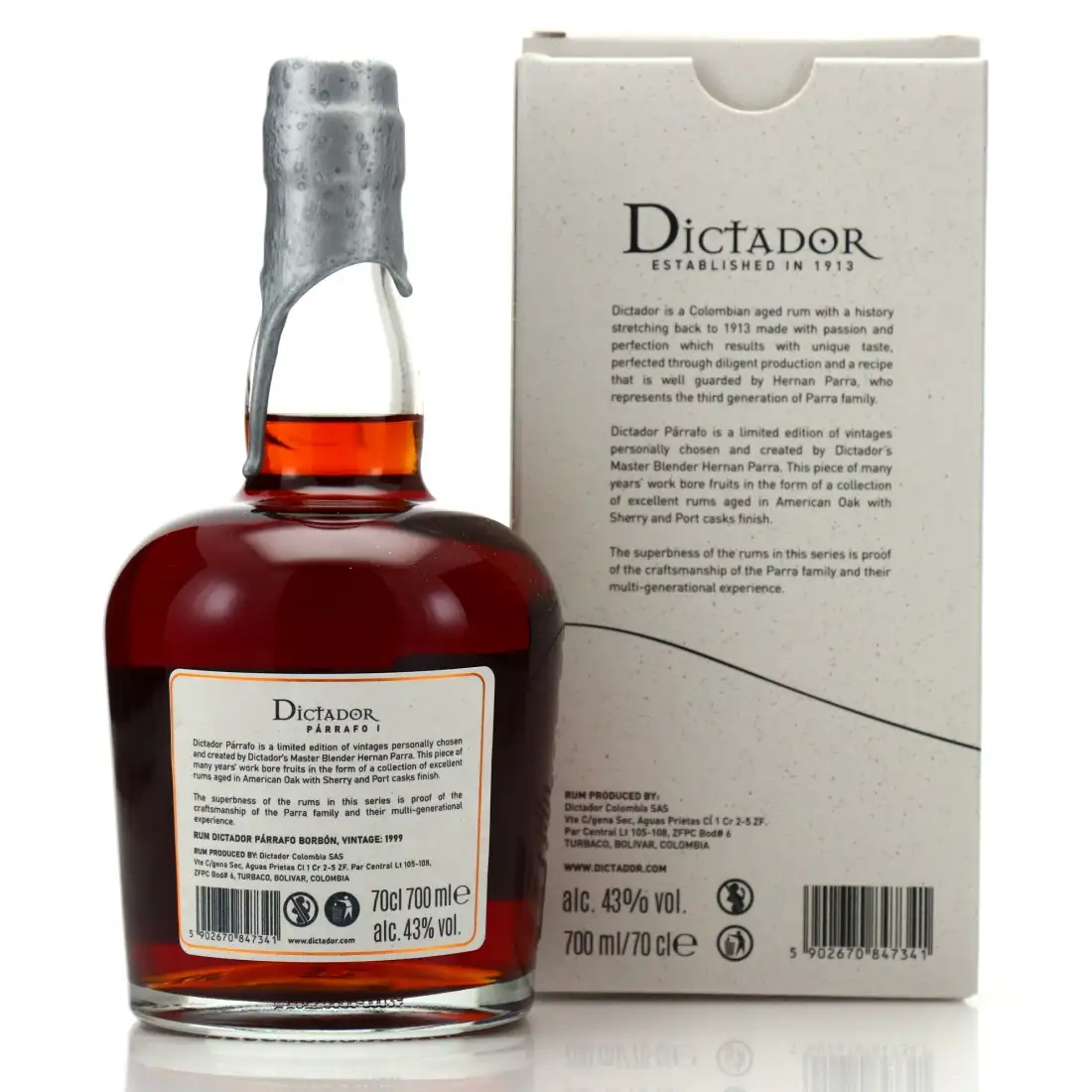 High resolution image of Dictador Párrafo I Borbón 1999