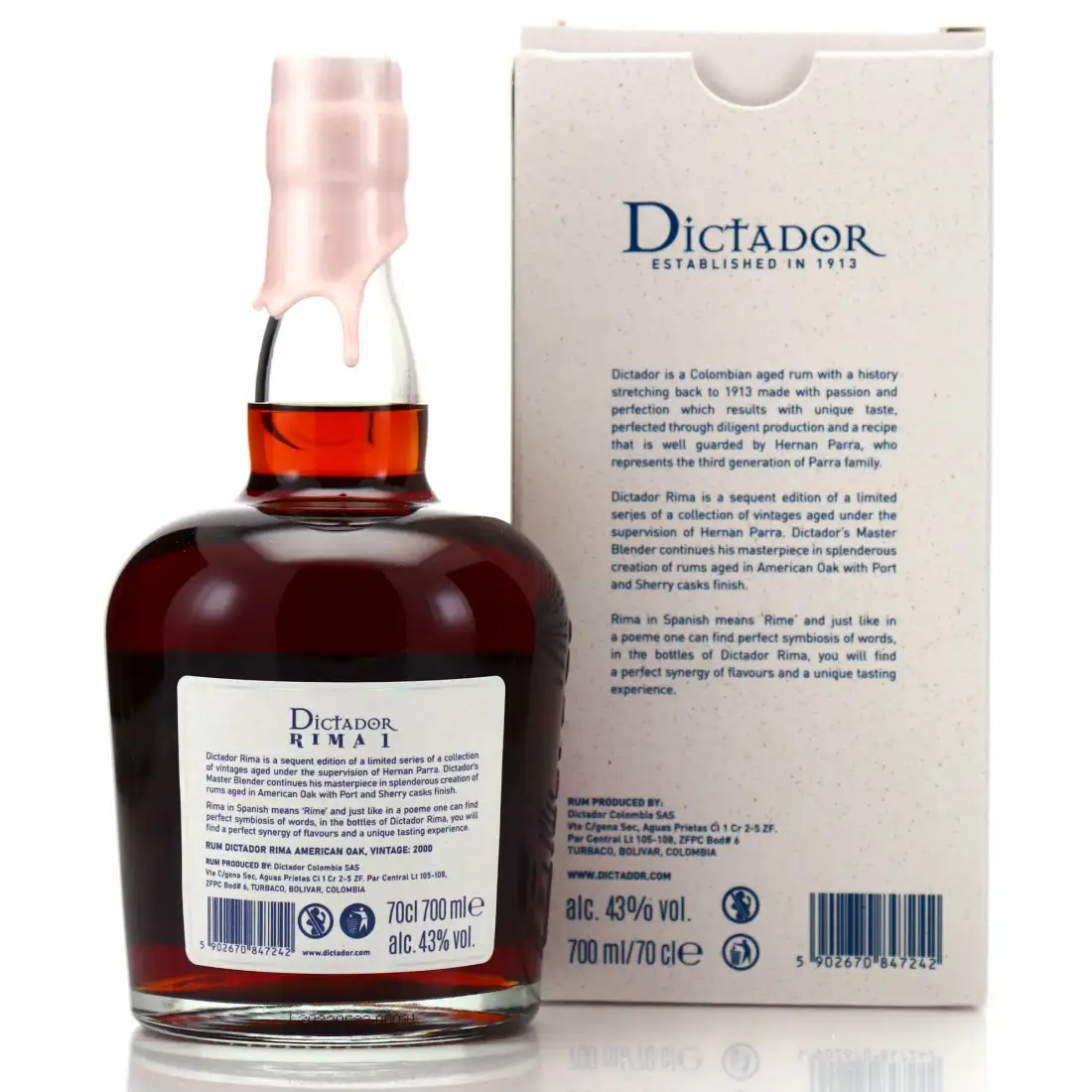 High resolution image of Dictador Rima 1 2000