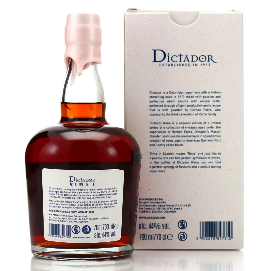 High resolution image of Dictador Rima 1 2002