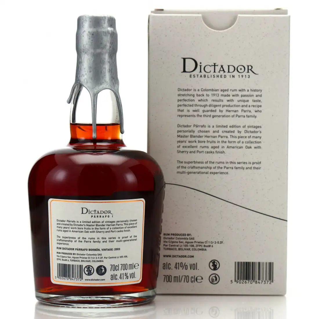 High resolution image of Dictador Párrafo I Borbón 2003