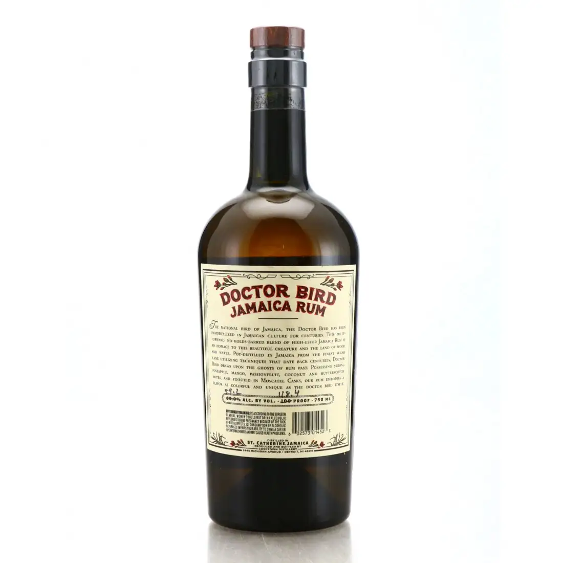 High resolution image of Corktown Distillers Worthy Park Doctor Bird Jamaica Rum (Grass Skirt &amp; Keg 'N')