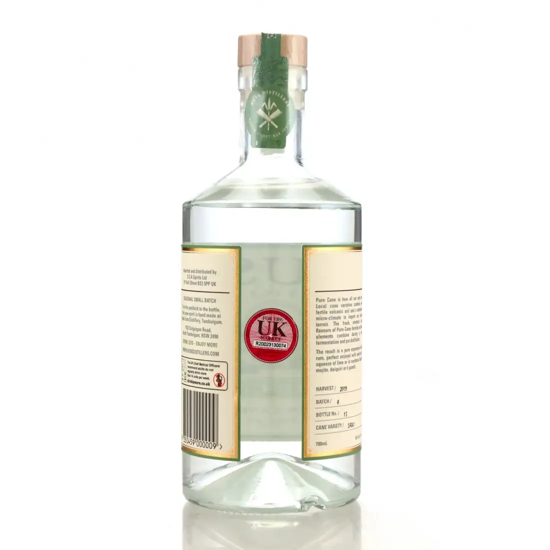 Hochauflösendes Bild von Husk Distillers Pure Cane 2019