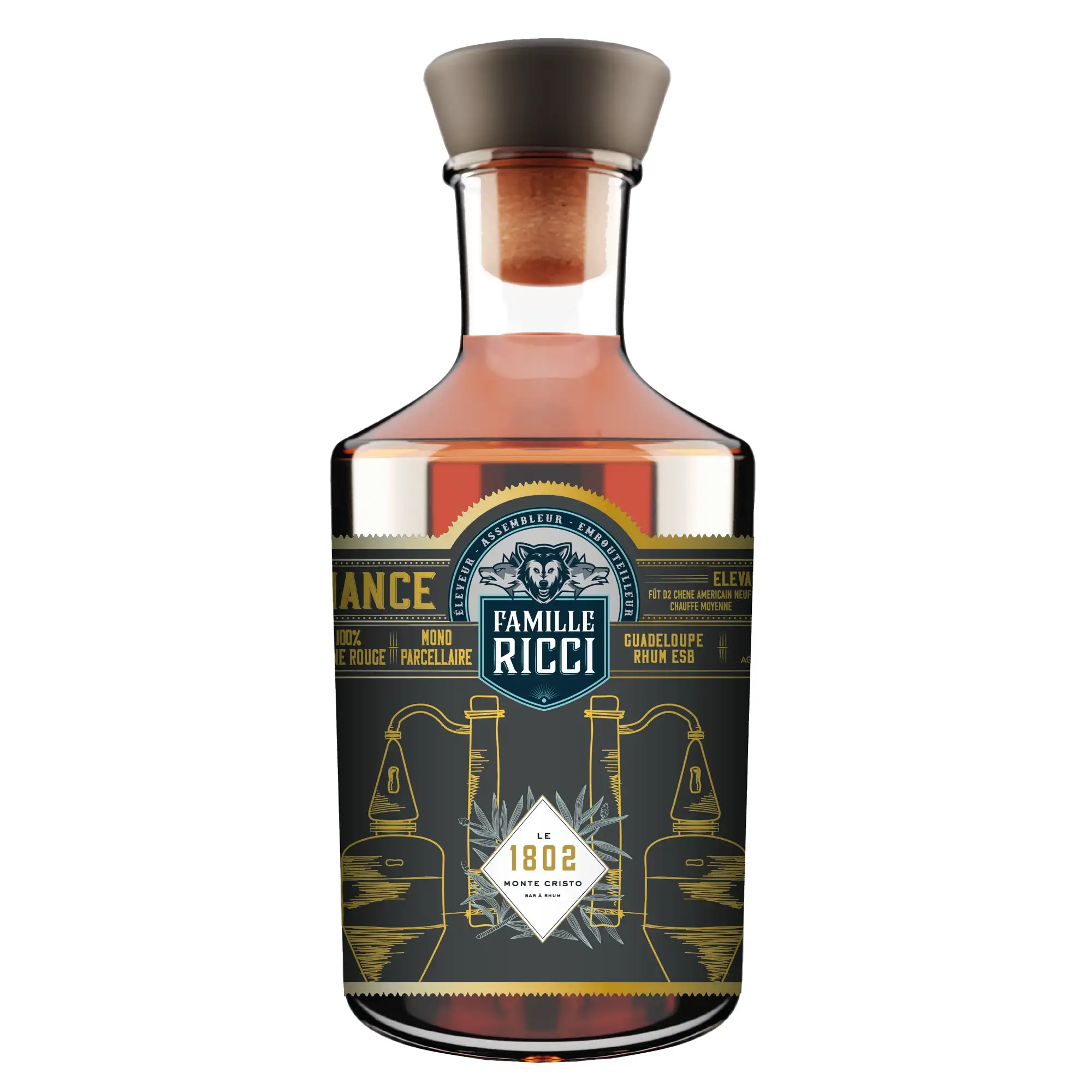 Bottle of Famille Ricci Papa Rouyo Édition limitée Bar 1802