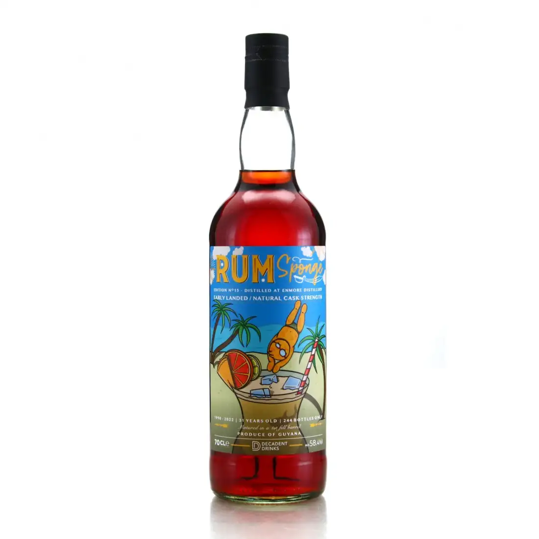 Bottle of Enmore Rum Sponge No. 15 1992