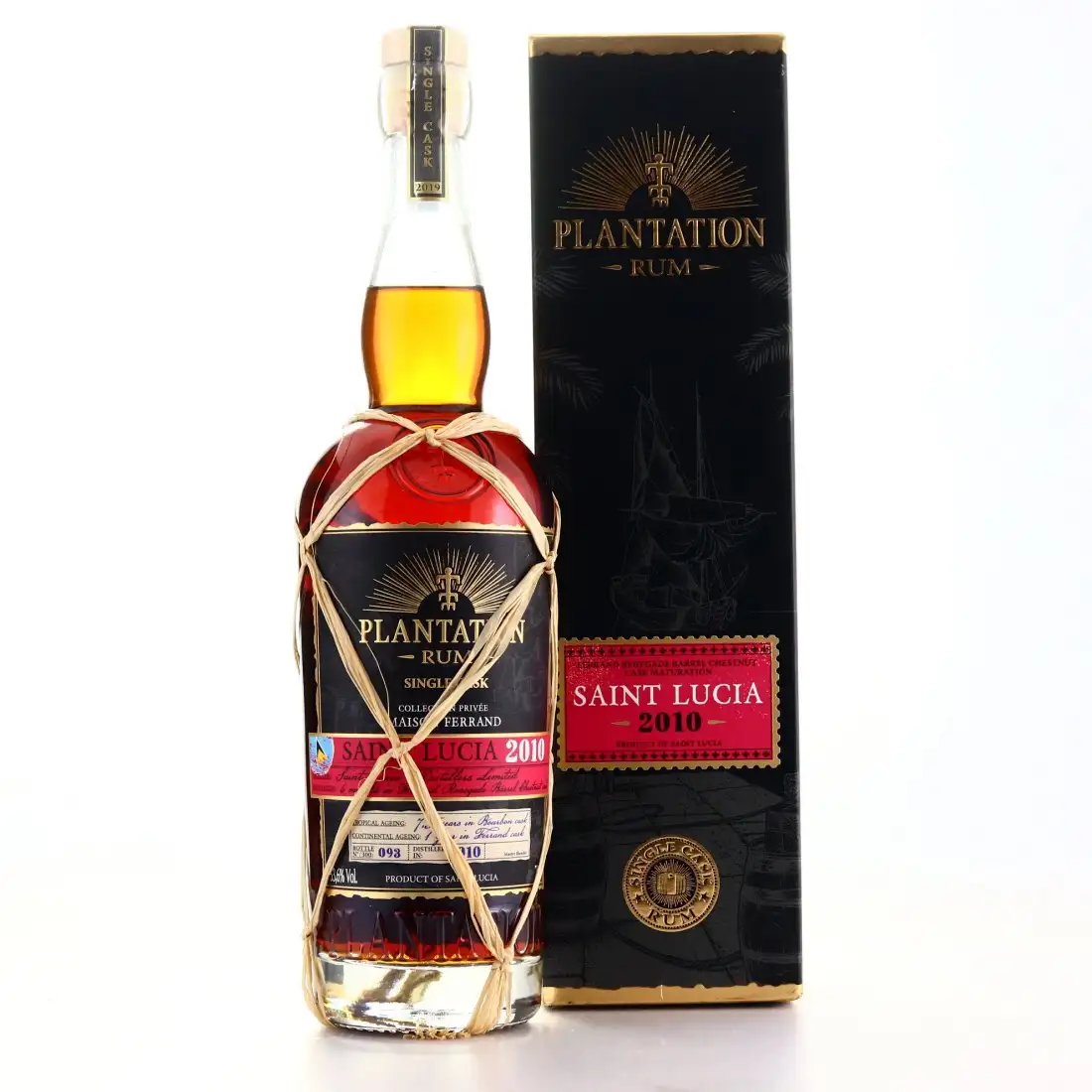 Bottle of Plantation Saint Lucia 2010