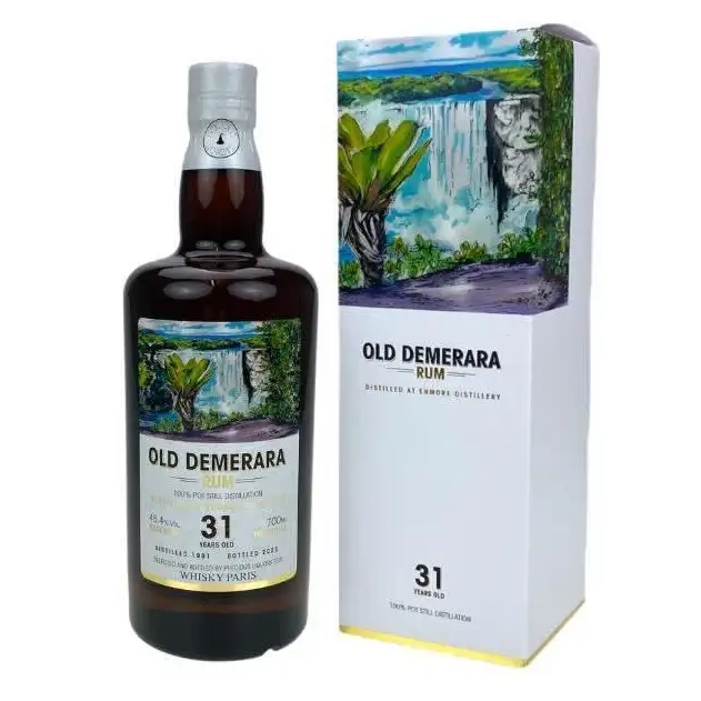 Bottle of Precious Liquors Enmore Old Demerara Rum (Whisky Paris) 1991