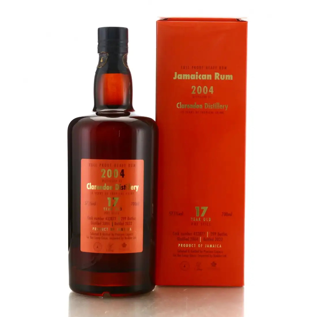 High resolution image of Precious Liquors Clarendon Jamaican Rum 2004