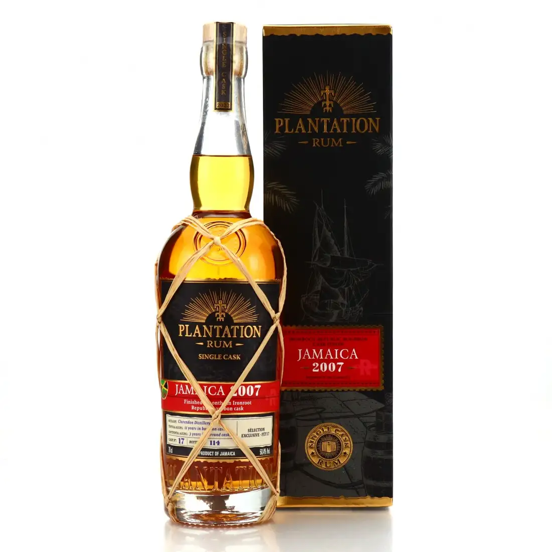 High resolution image of Clarendon Plantation Jamaica (Ironroot Cask Finish) Fût 17 2007