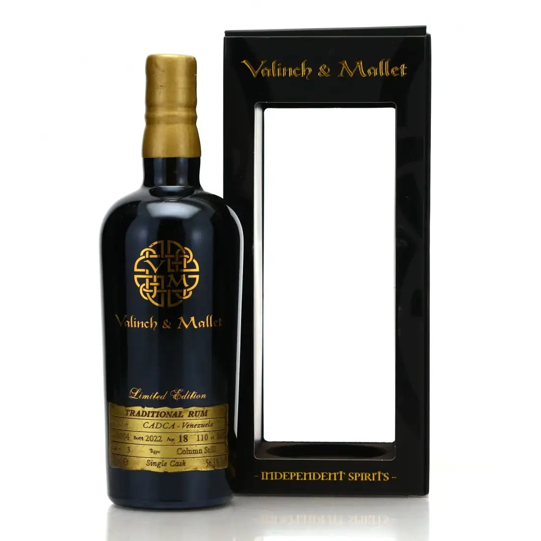 Bottle of Valinch & Mallet C.A.D.C The Spirit of Art (Traditional Rum) 2004