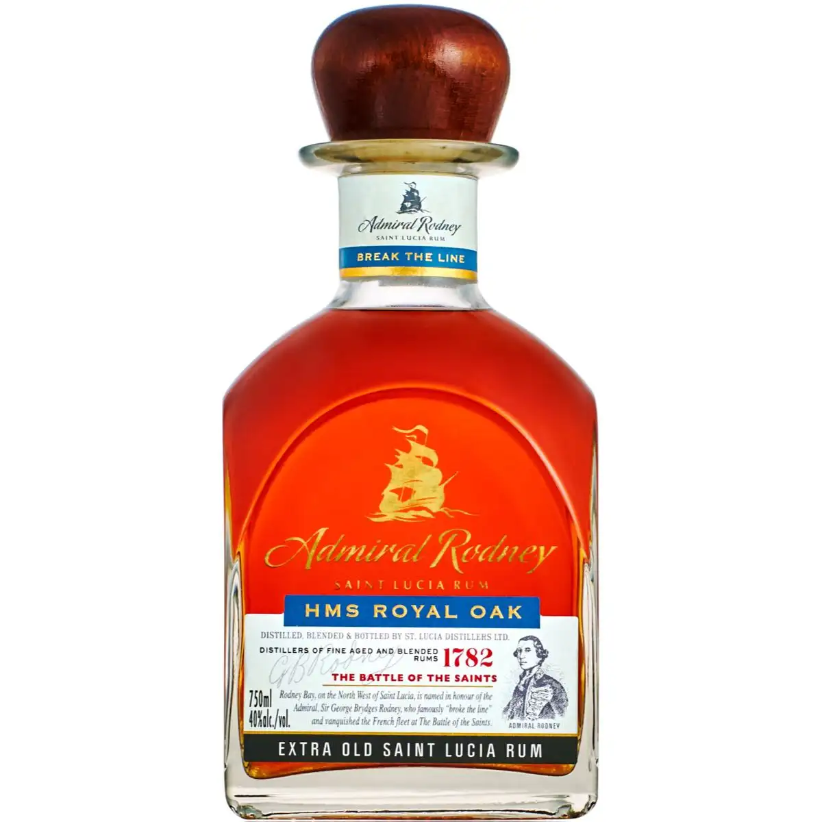 Bottle of Admiral Rodney HMS Royal Oak / Extra Old