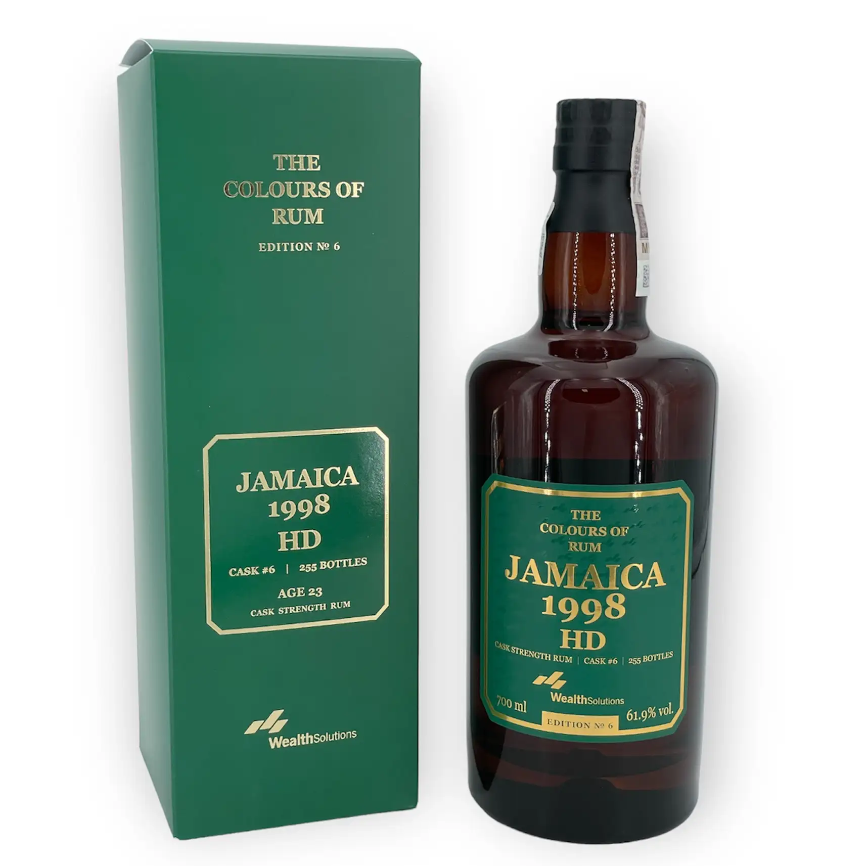 Bottle of CoR Hampden Jamaica No. 6 HLCF 1998
