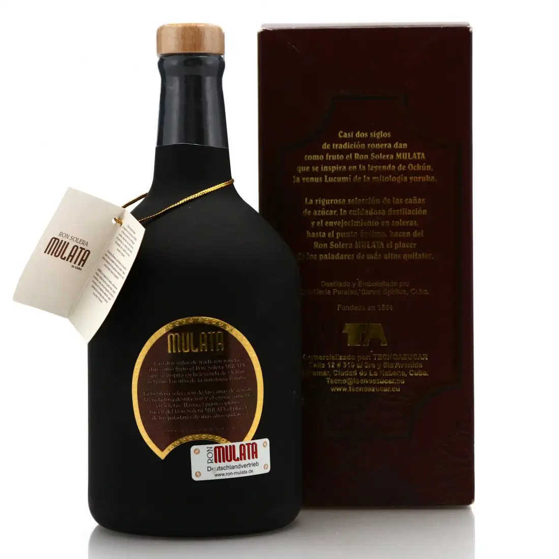 High resolution image of Mulata Ron Solera