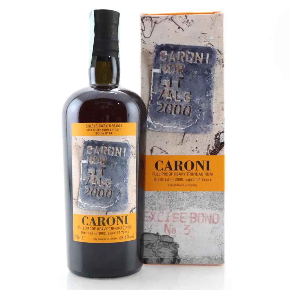 Bottle of Velier Caroni Heavy Trinidad Rum (Eataly) HTR 2000