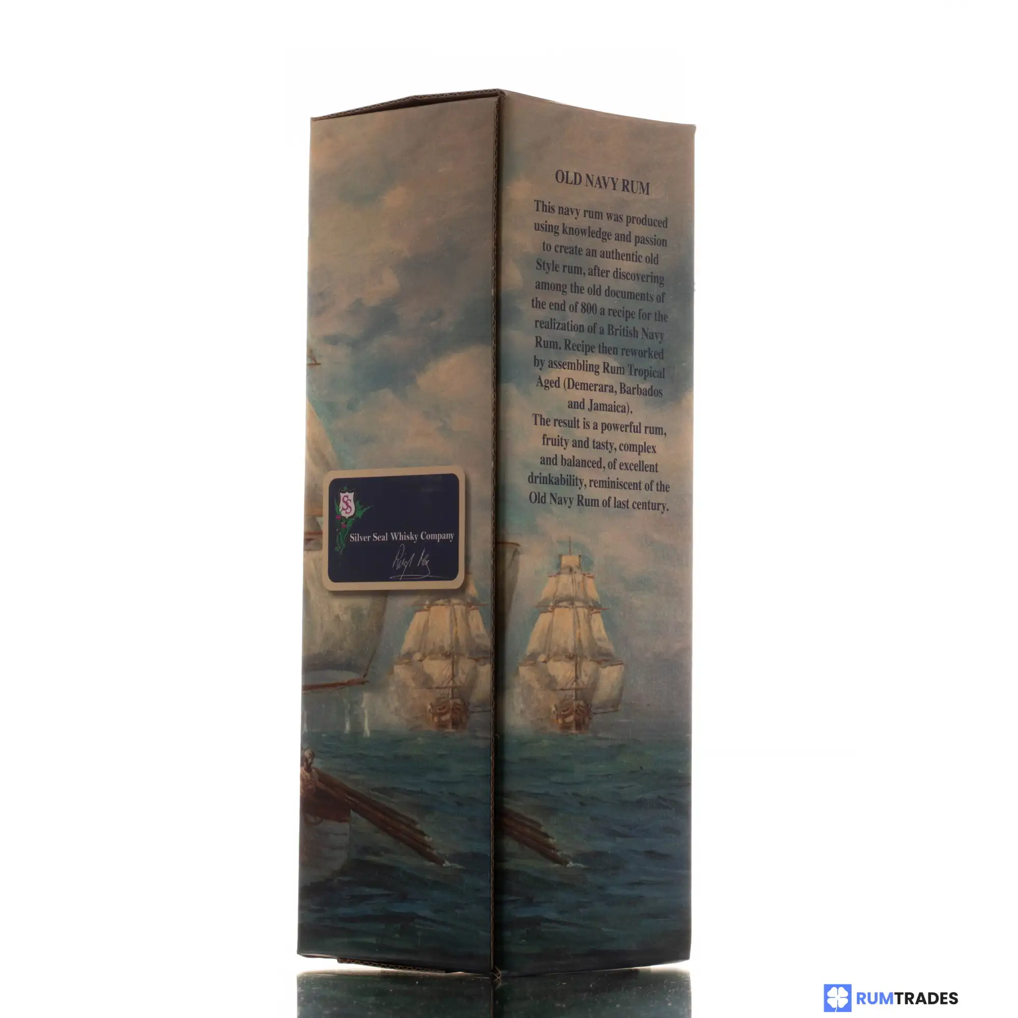High resolution image of Silver Seal Old Navy Rum (Edition 2022)