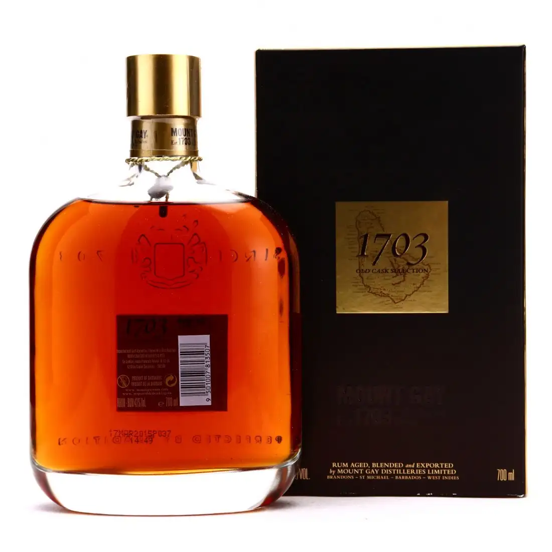 Image haute résolution de Mount Gay Old Cask Selection 1703